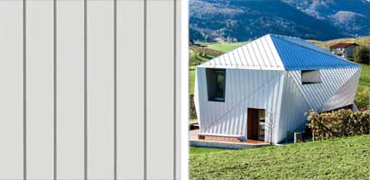 Prefalz P.10 Prefa White Aluminium by Prefa