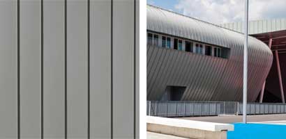 Prefalz P.10 Zinc Grey Aluminium by Prefa