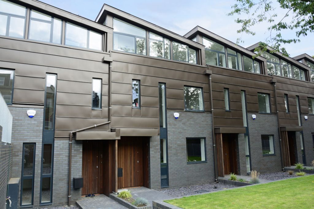 Brown Zinc Townhouses Church Walk Stoke Newington