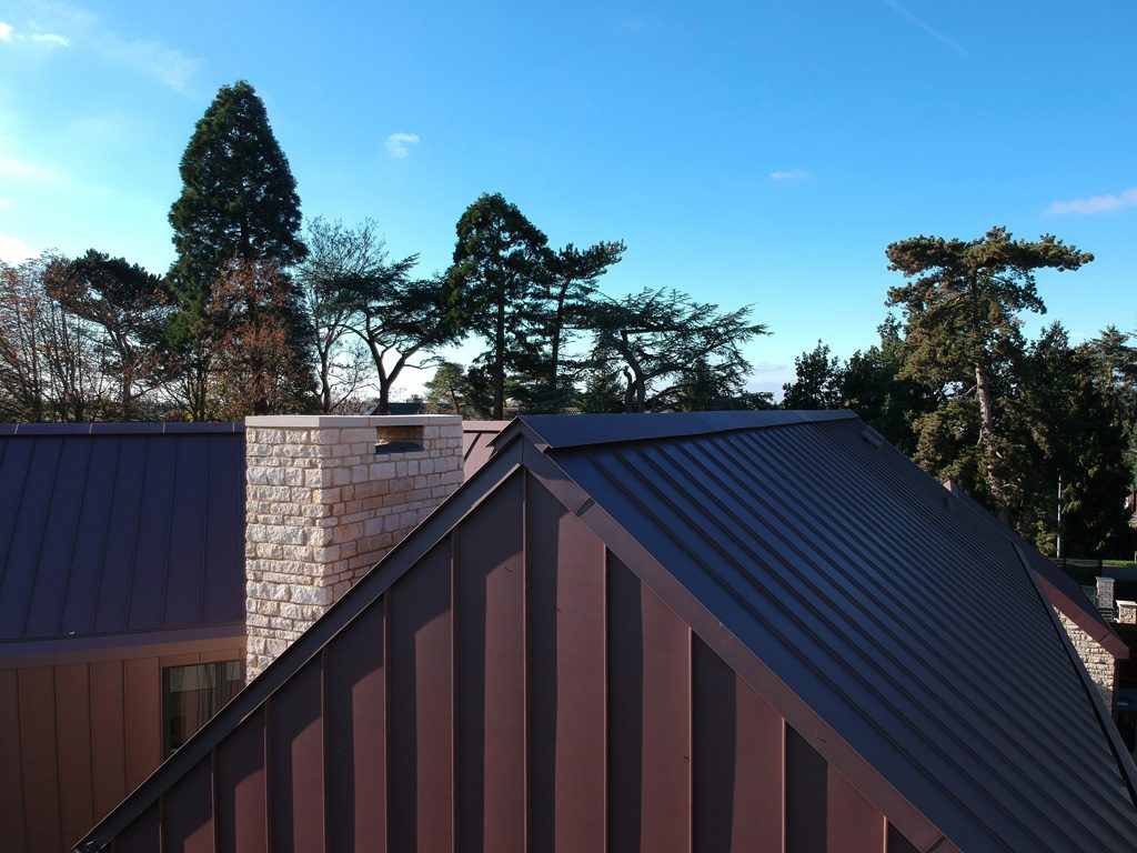 Ridge Detail on the house in Blunham