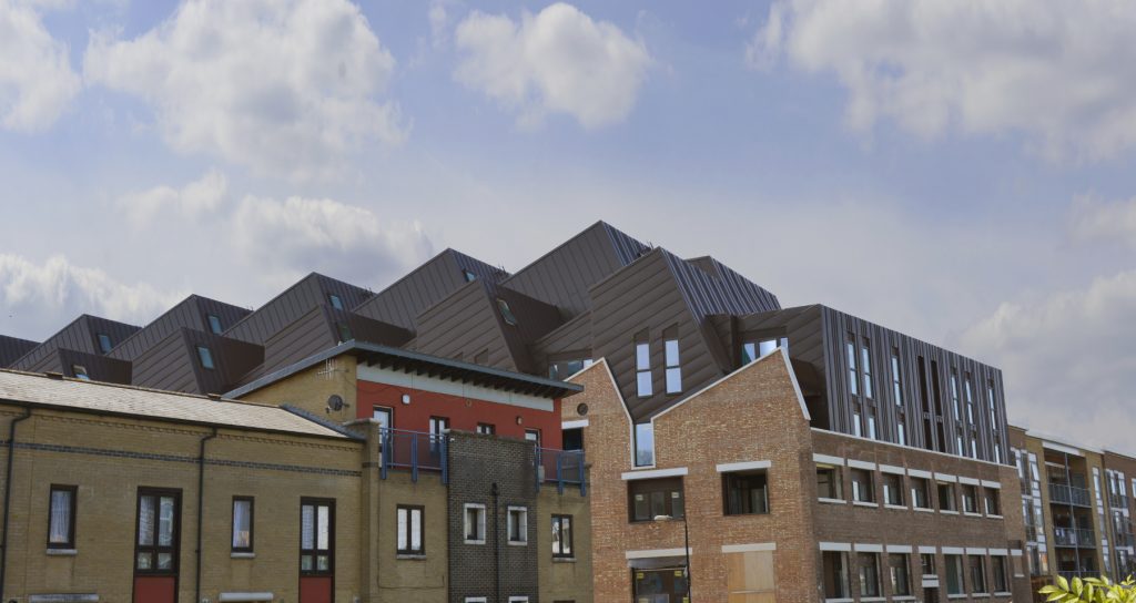 Zinc Cladding for Housing - Barchester Street Poplar