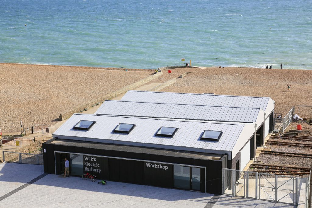 Zinc Standing Seam Rooflight Example